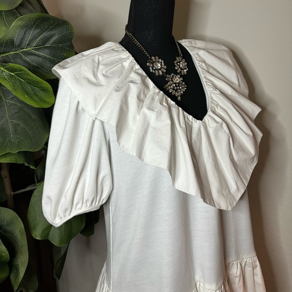 English Factory Cream Ruffle Dress - Picture 9 of 14